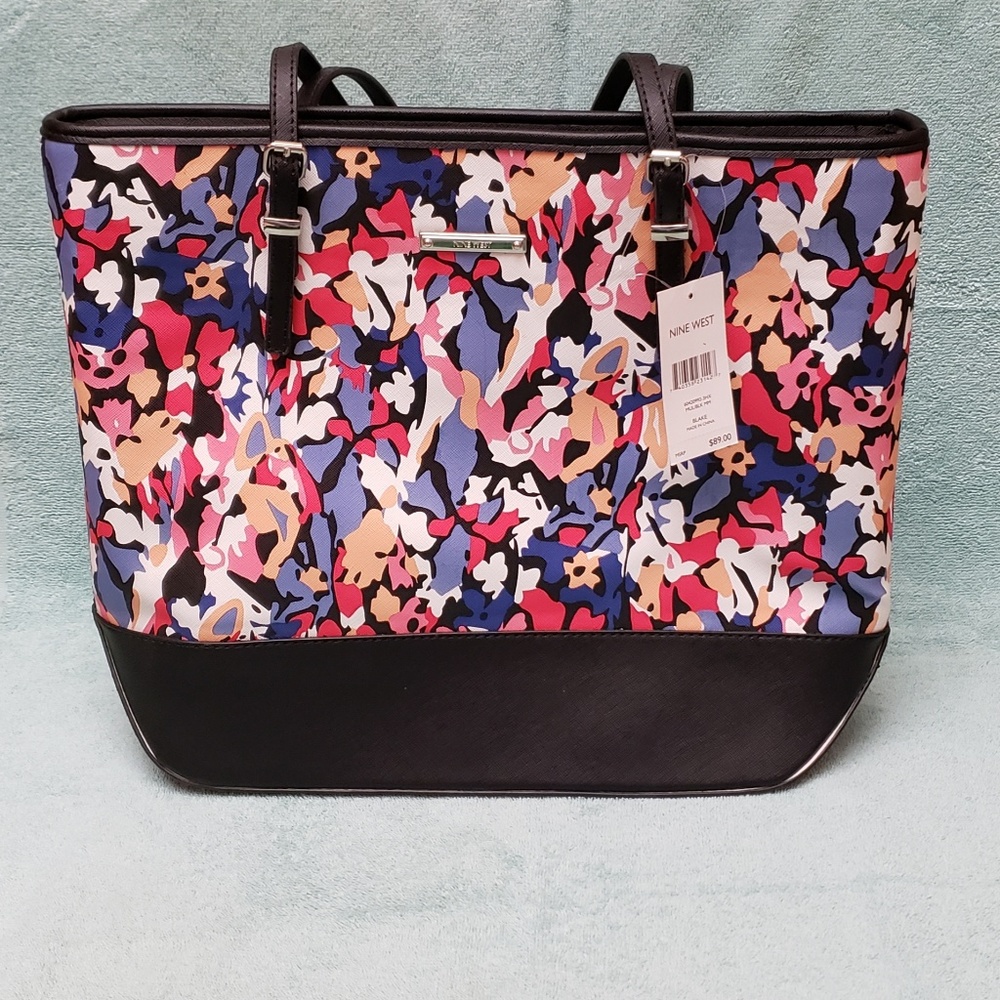 Nine West Large Multi-Colored Tote